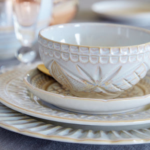 Costa Nova Cristal 6" Nacar Soup/Cereal Bowl Set