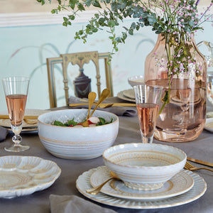Costa Nova Cristal 11" Nacar Serving Bowl