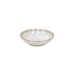 Casafina Taormina 9" White Gold Soup/Pasta Bowl Set