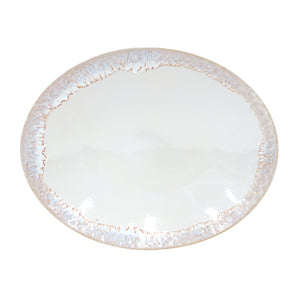 Casafina Taormina 16" White Oval Platter
