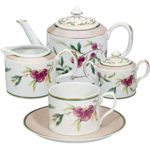 Vista Alegre Lychee Porcelain Complete Tea Set