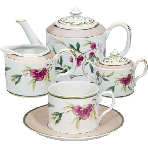 Vista Alegre Lychee Porcelain Complete Tea Set
