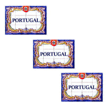Load image into Gallery viewer, Traditional Portuguese Tiles Vinyl Sticker, Set of 3
