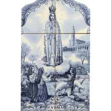 Load image into Gallery viewer, Our Lady of Fatima Apparition Portuguese Ceramic Tile Art Wall Panel Mural Decor

