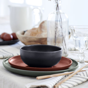 Casafina Pacifica 6" Seed Grey Soup/Cereal Bowl Set